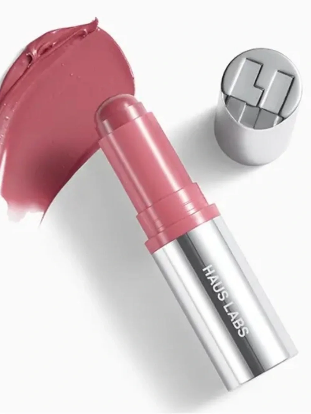 HAUS LABS By Lady Gaga Blush Balm Stick In Gassy Hibiscus (Deep Mauve)